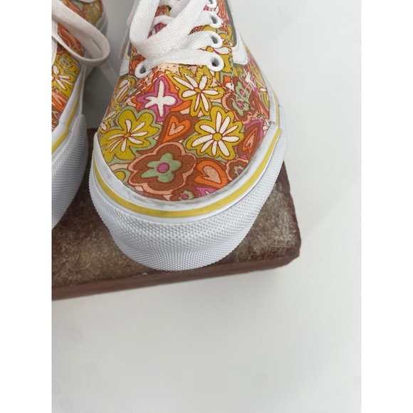 Vans Old Skool‎ Low Top Floral Print Sneakers Shoes Women Size 8 - Picture 7 of 14